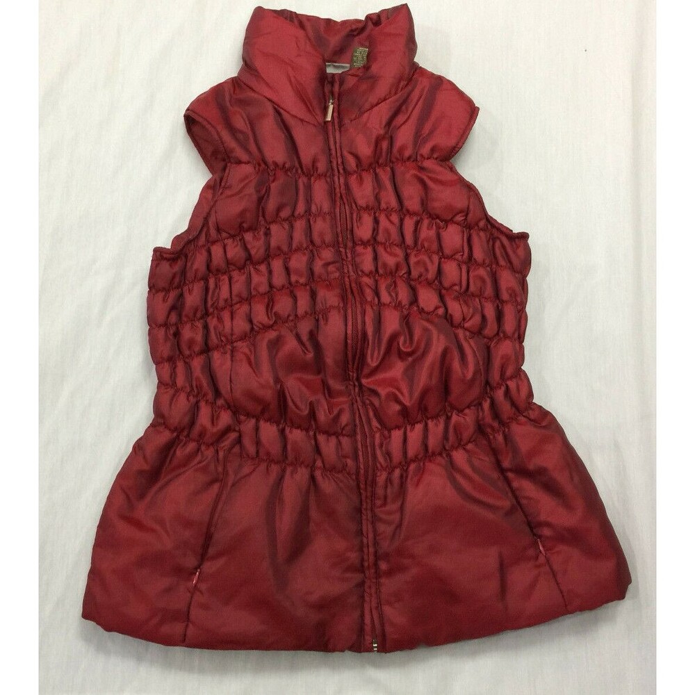 JANE ASHLEY WOMENS FULL ZIP VEST SIZE M